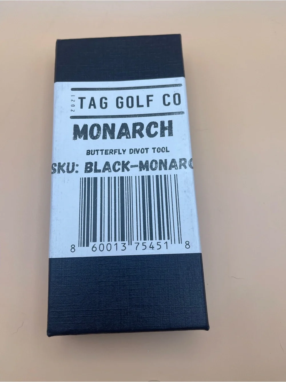 TAG Golf Co Monarch Butterfly Golf Divot Repair Tool Black